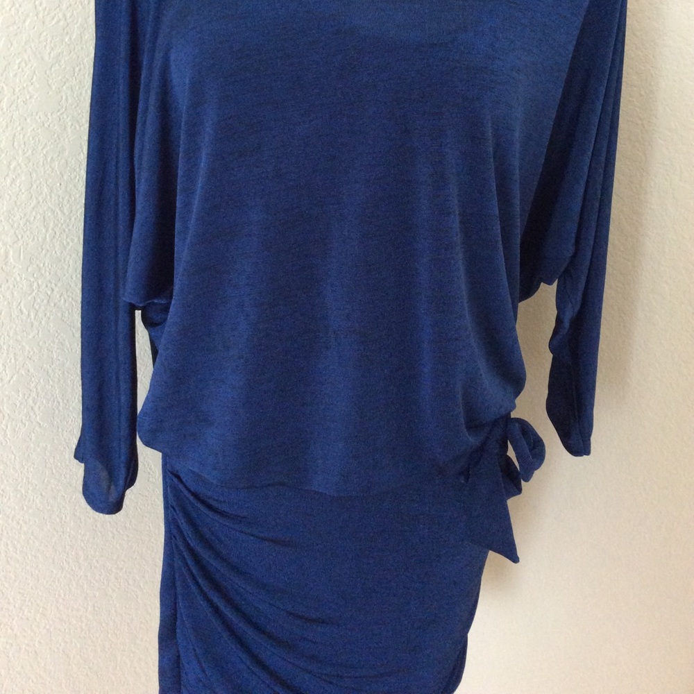 White House Black Market dress long sleeves open back cocktail dress - Picture 2 of 7